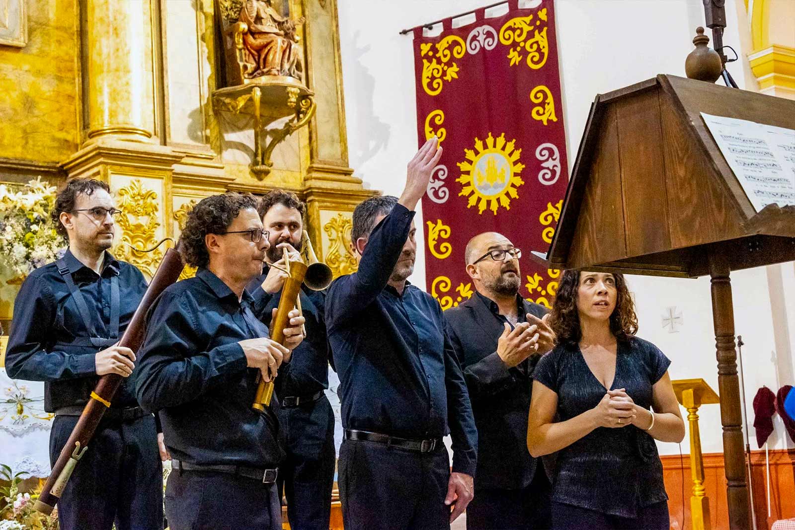 Capella Prolationum & Ensemble La Danserye. Concierto inaugural del festival Calasparra Antiqva en la iglesia San Pedro Apóstol.