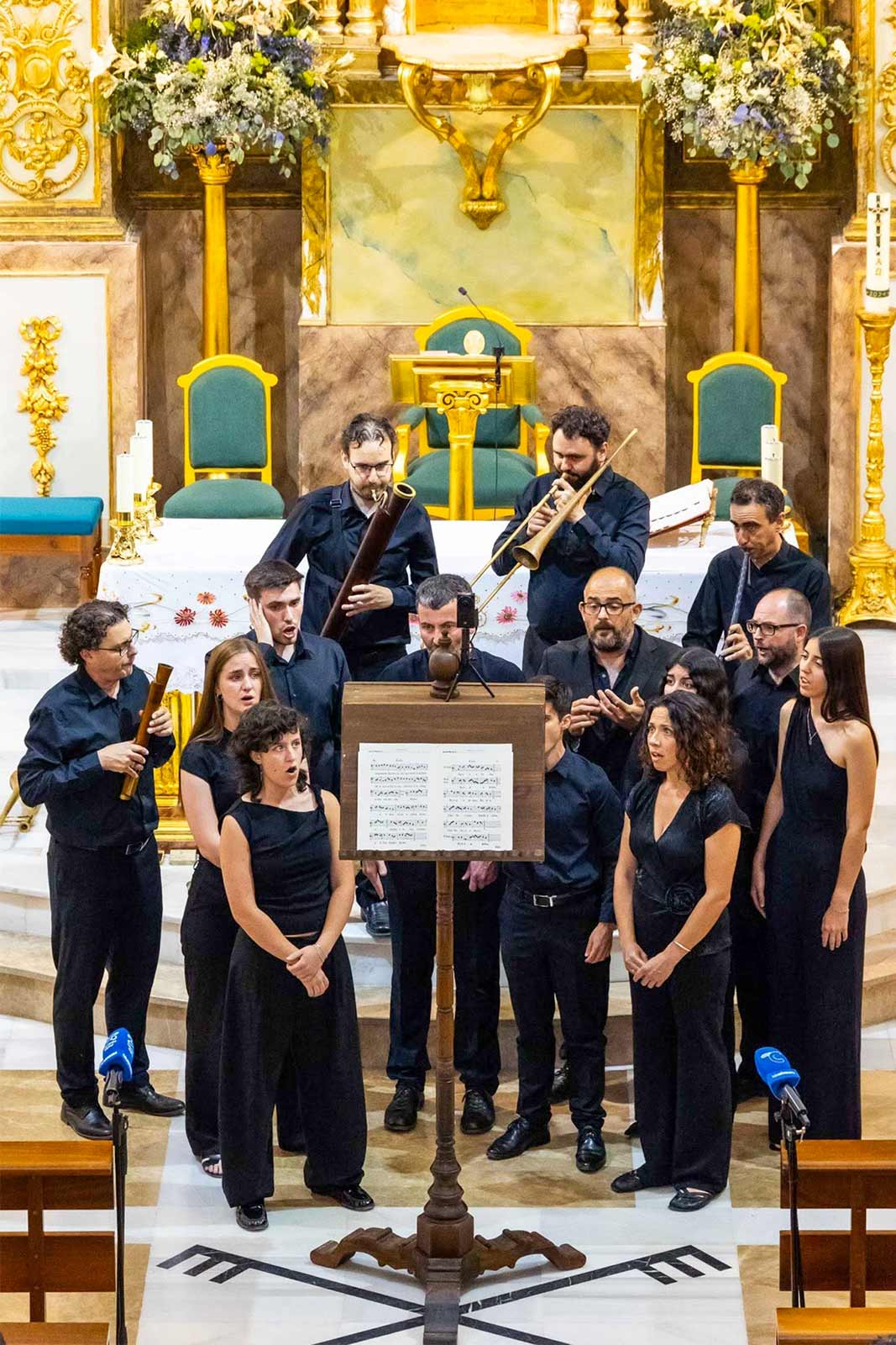 Capella Prolationum & Ensemble La Danserye. Concierto inaugural del festival Calasparra Antiqva en la iglesia San Pedro Apóstol.