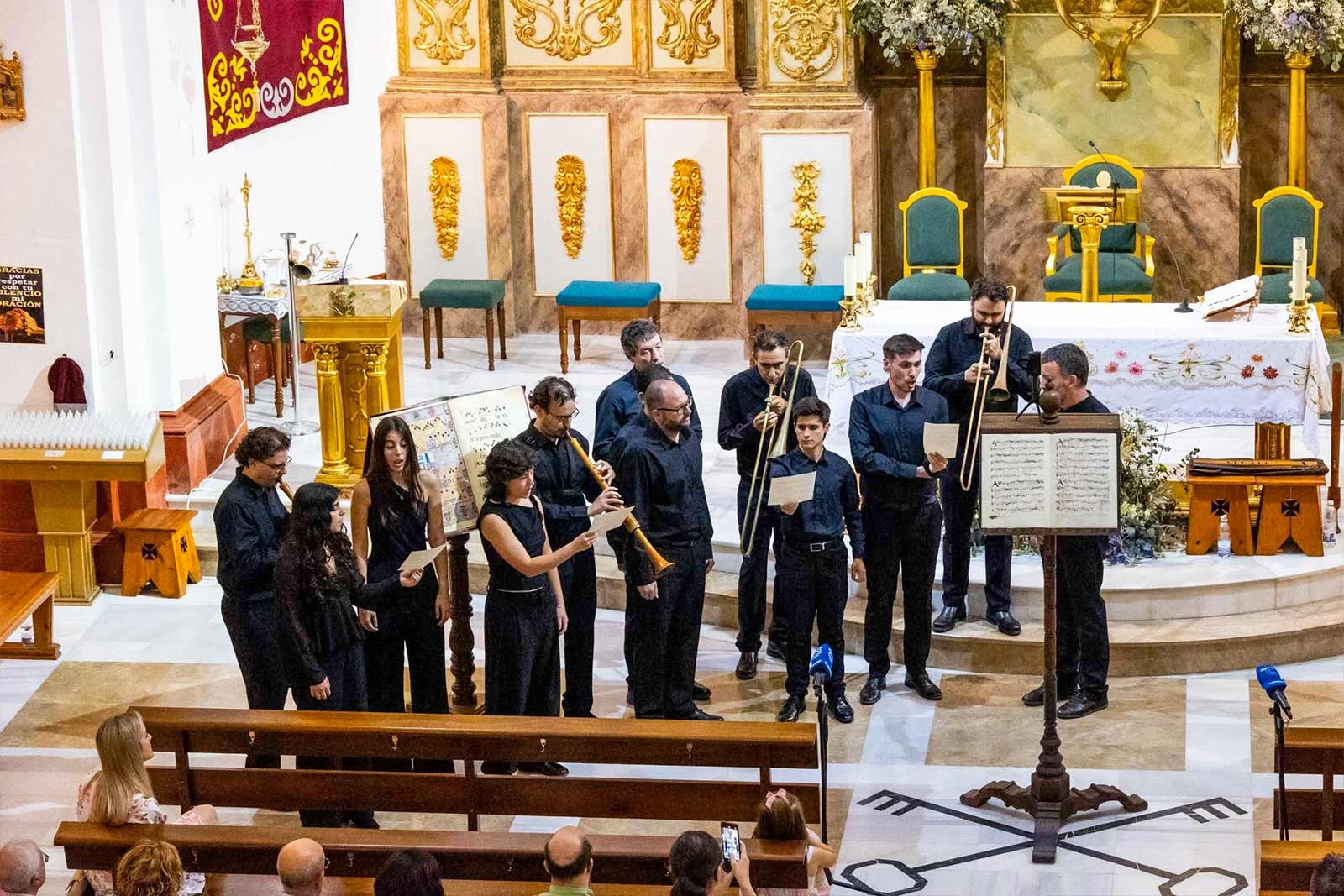 Capella Prolationum & Ensemble La Danserye. Concierto inaugural del festival Calasparra Antiqva en la iglesia San Pedro Apóstol.