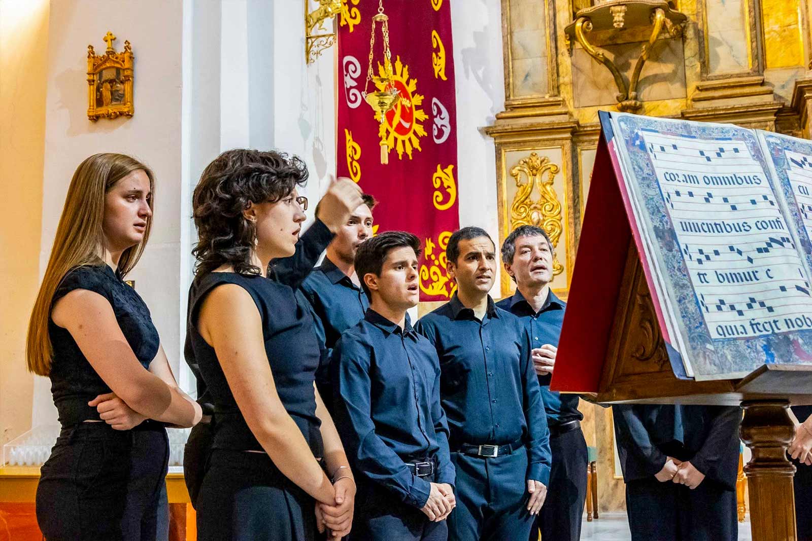 Capella Prolationum & Ensemble La Danserye. Concierto inaugural del festival Calasparra Antiqva en la iglesia San Pedro Apóstol.