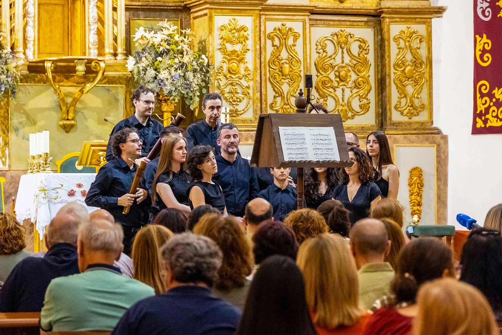 Capella Prolationum & Ensemble La Danserye. Concierto inaugural del festival Calasparra Antiqva en la iglesia San Pedro Apóstol.