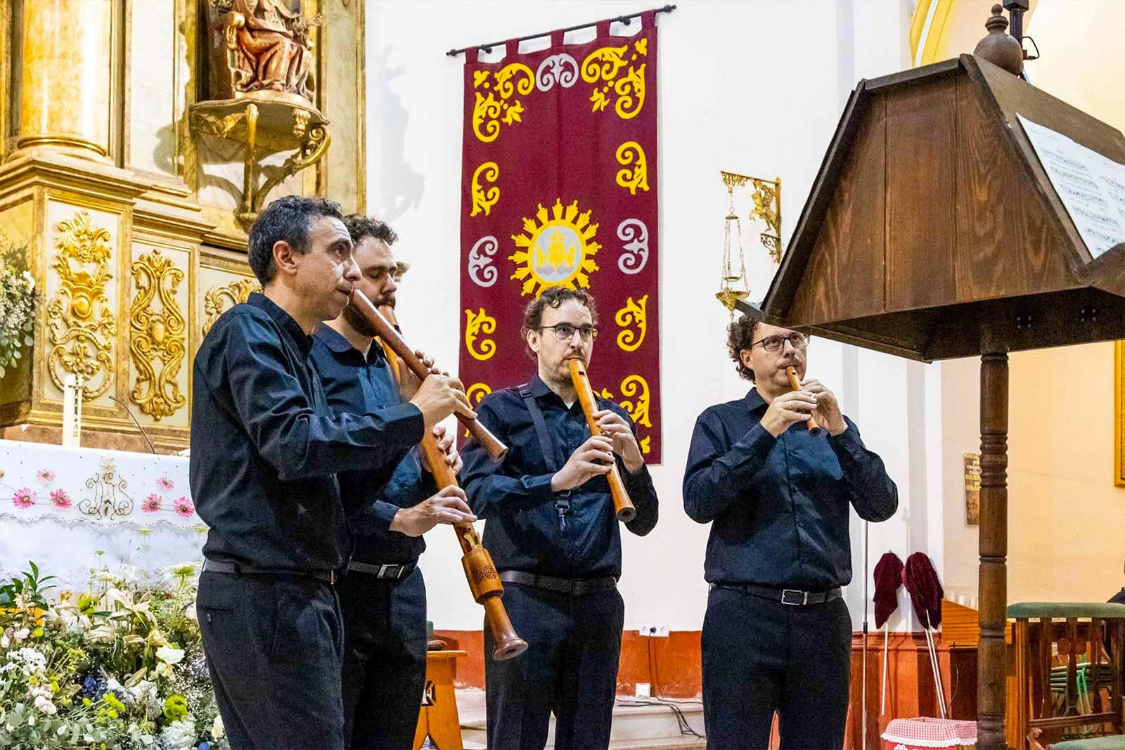 Capella Prolationum & Ensemble La Danserye. Concierto inaugural del festival Calasparra Antiqva en la iglesia San Pedro Apóstol.