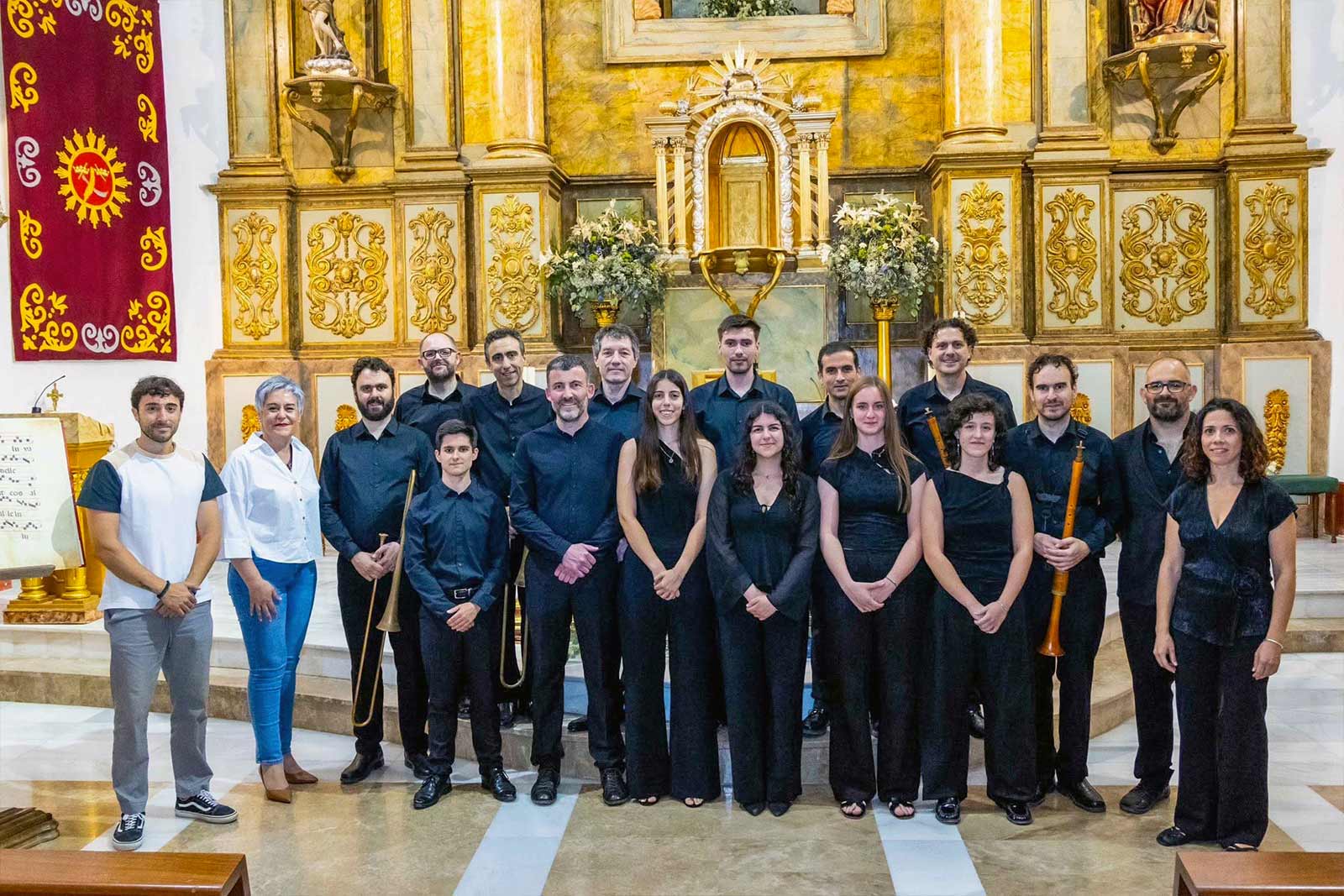 Capella Prolationum & Ensemble La Danserye. Concierto inaugural del festival Calasparra Antiqva en la iglesia San Pedro Apóstol.