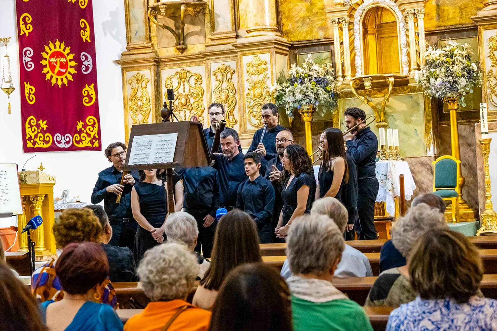 Capella Prolationum & Ensemble La Danserye. Concierto inaugural del festival Calasparra Antiqva en la iglesia San Pedro Apóstol.