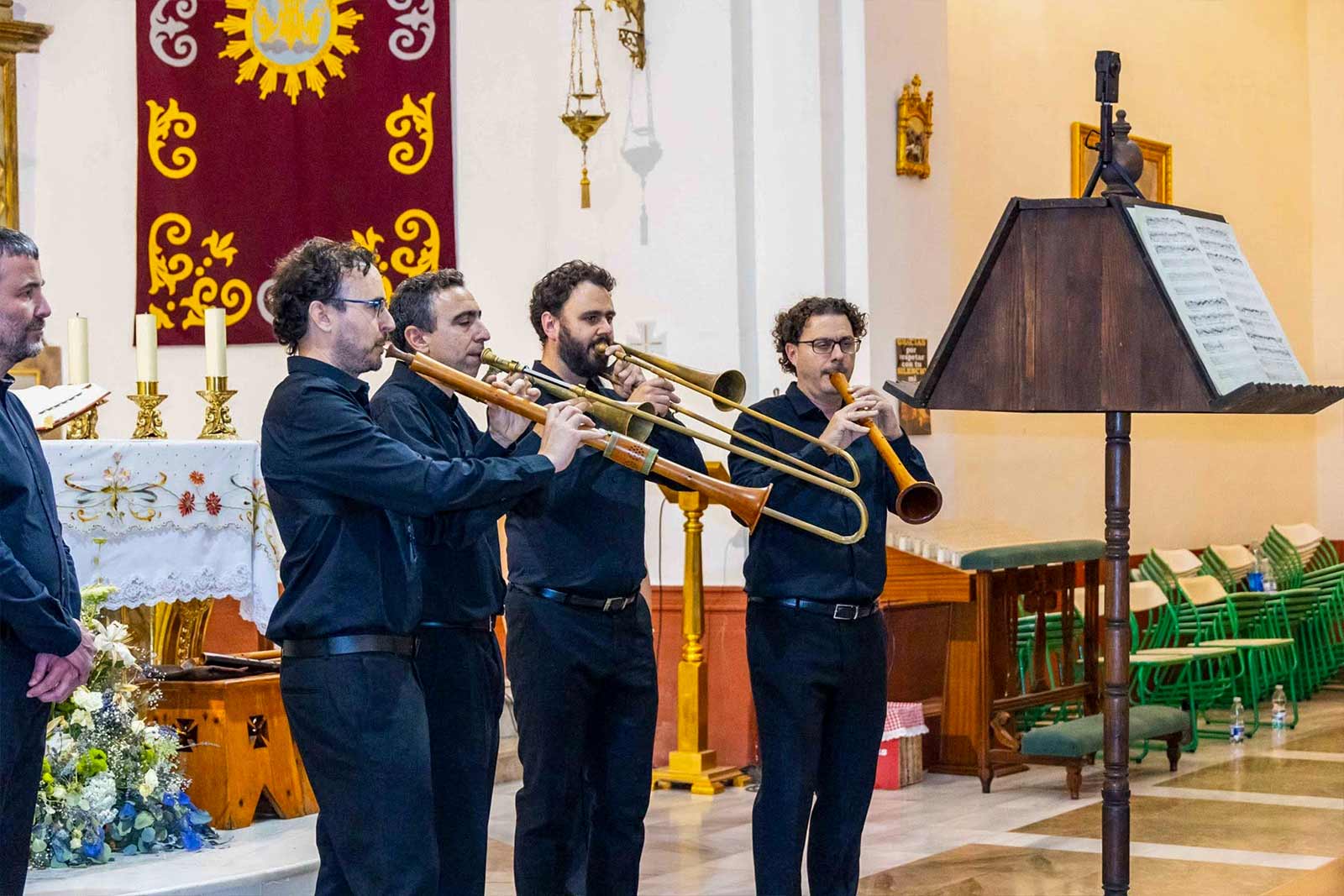 Capella Prolationum & Ensemble La Danserye. Concierto inaugural del festival Calasparra Antiqva en la iglesia San Pedro Apóstol.